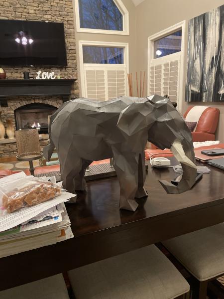 Low Poly Elephant