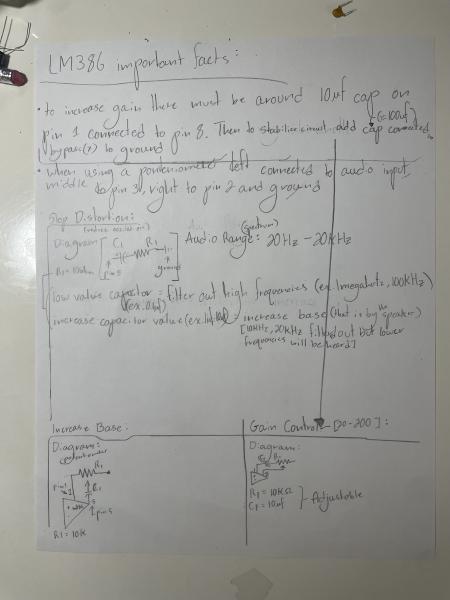 LM386 Important Facts for usage from guidance of The Organic Chemistry Tutor Youtube Channel