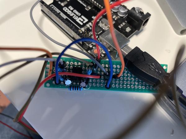 Rough LM386 Amplifier Circuit